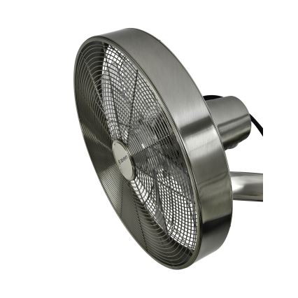 ZEVENTI - Seinaventilaator FREEZE 50W/230V d. 40 cm matt kroom + kaugjuhtimispult
