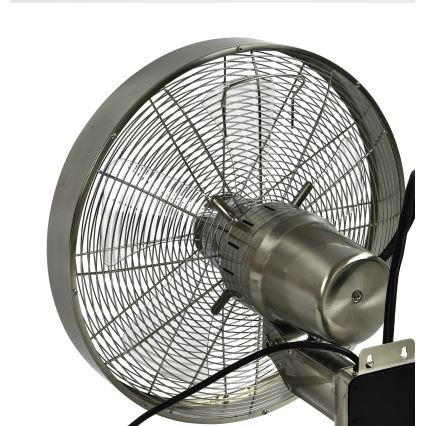 ZEVENTI - Seinaventilaator FREEZE 50W/230V d. 40 cm matt kroom + kaugjuhtimispult