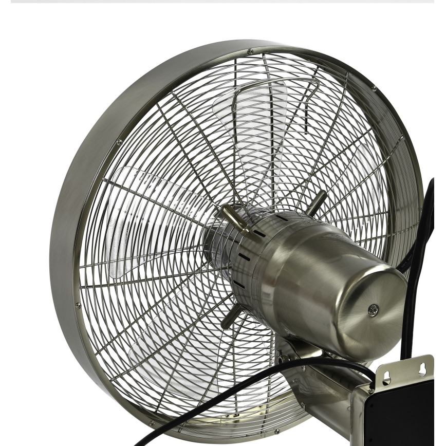 ZEVENTI - Seinaventilaator FREEZE 50W/230V d. 40 cm matt kroom + kaugjuhtimispult