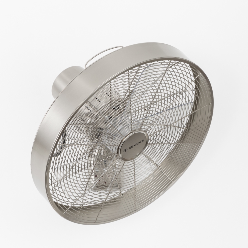 ZEVENTI - Seinaventilaator FREEZE 50W/230V d. 40 cm matt kroom + kaugjuhtimispult