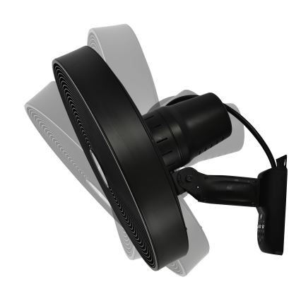 ZEVENTI - Seinaventilaator FREEZE 50W/230V d. 40 cm must + kaugjuhtimispult