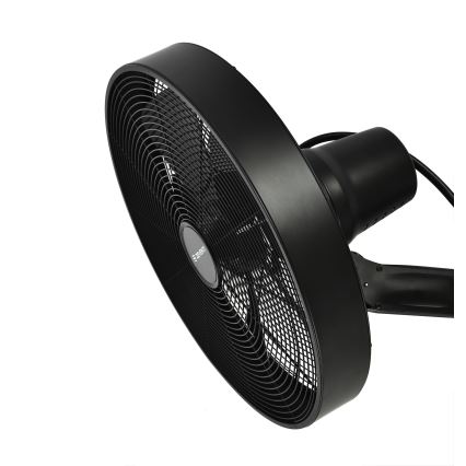 ZEVENTI - Seinaventilaator FREEZE 50W/230V d. 40 cm must + kaugjuhtimispult
