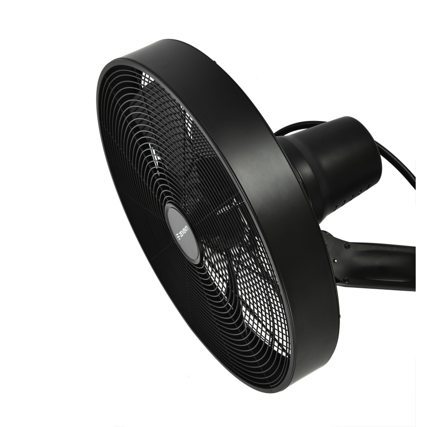 ZEVENTI - Seinaventilaator FREEZE 50W/230V d. 40 cm must + kaugjuhtimispult