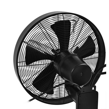 ZEVENTI - Seinaventilaator FREEZE 50W/230V d. 40 cm must + kaugjuhtimispult
