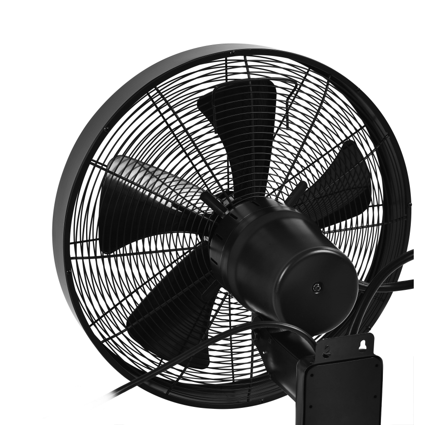 ZEVENTI - Seinaventilaator FREEZE 50W/230V d. 40 cm must + kaugjuhtimispult