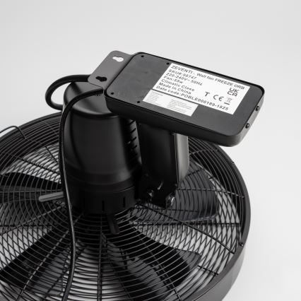 ZEVENTI - Seinaventilaator FREEZE 50W/230V d. 40 cm must + kaugjuhtimispult