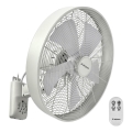 ZEVENTI - Seinaventilaator FREEZE 50W/230V d. 40 cm valge + kaugjuhtimispult