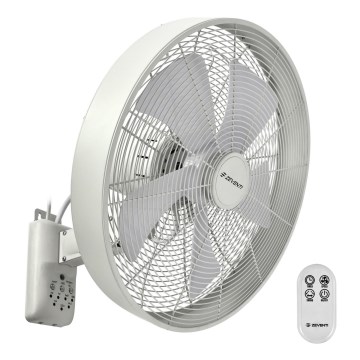 ZEVENTI - Seinaventilaator FREEZE 50W/230V d. 40 cm valge + kaugjuhtimispult
