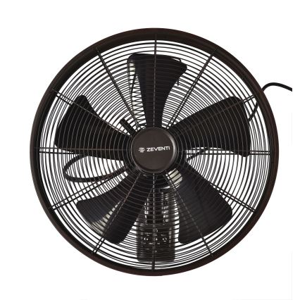 ZEVENTI - Seinaventilaator FREEZE 50W/230V d. 40 cm must/pruun + kaugjuhtimispult