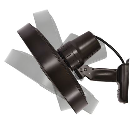 ZEVENTI - Seinaventilaator FREEZE 50W/230V d. 40 cm must/pruun + kaugjuhtimispult