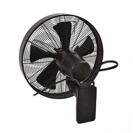 ZEVENTI - Seinaventilaator FREEZE 50W/230V d. 40 cm must/pruun + kaugjuhtimispult