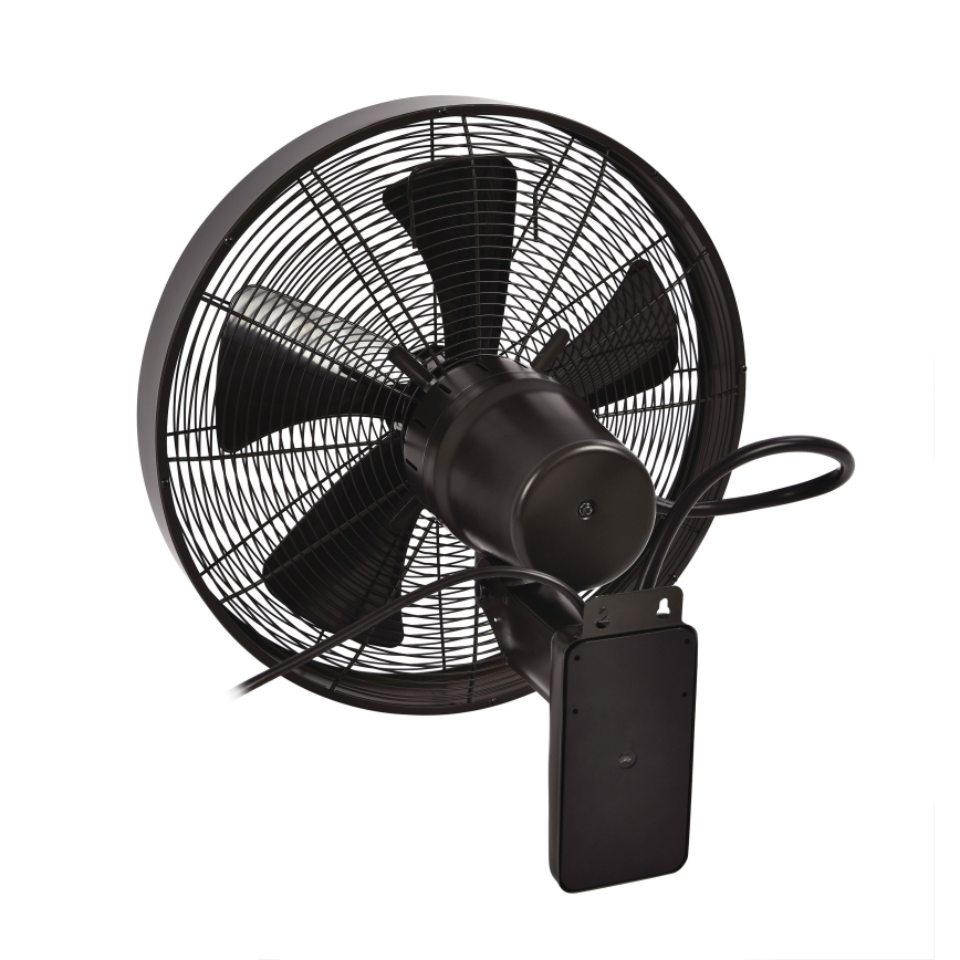 ZEVENTI - Seinaventilaator FREEZE 50W/230V d. 40 cm must/pruun + kaugjuhtimispult