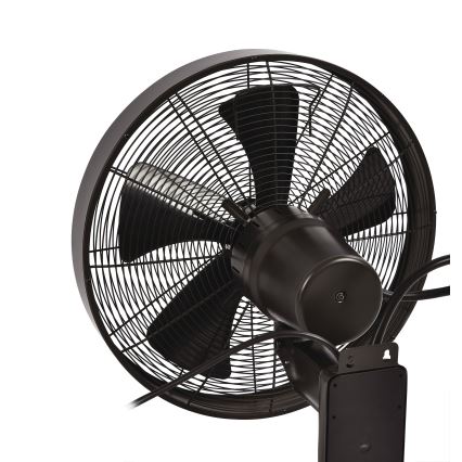 ZEVENTI - Seinaventilaator FREEZE 50W/230V d. 40 cm must/pruun + kaugjuhtimispult