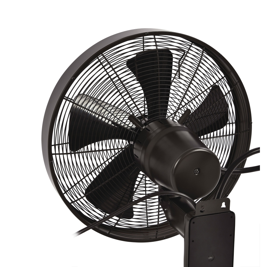 ZEVENTI - Seinaventilaator FREEZE 50W/230V d. 40 cm must/pruun + kaugjuhtimispult