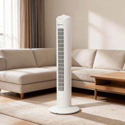 ZEVENTI - FLOW tornventilaator 45W/230V valge