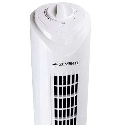 ZEVENTI - FLOW tornventilaator 45W/230V valge
