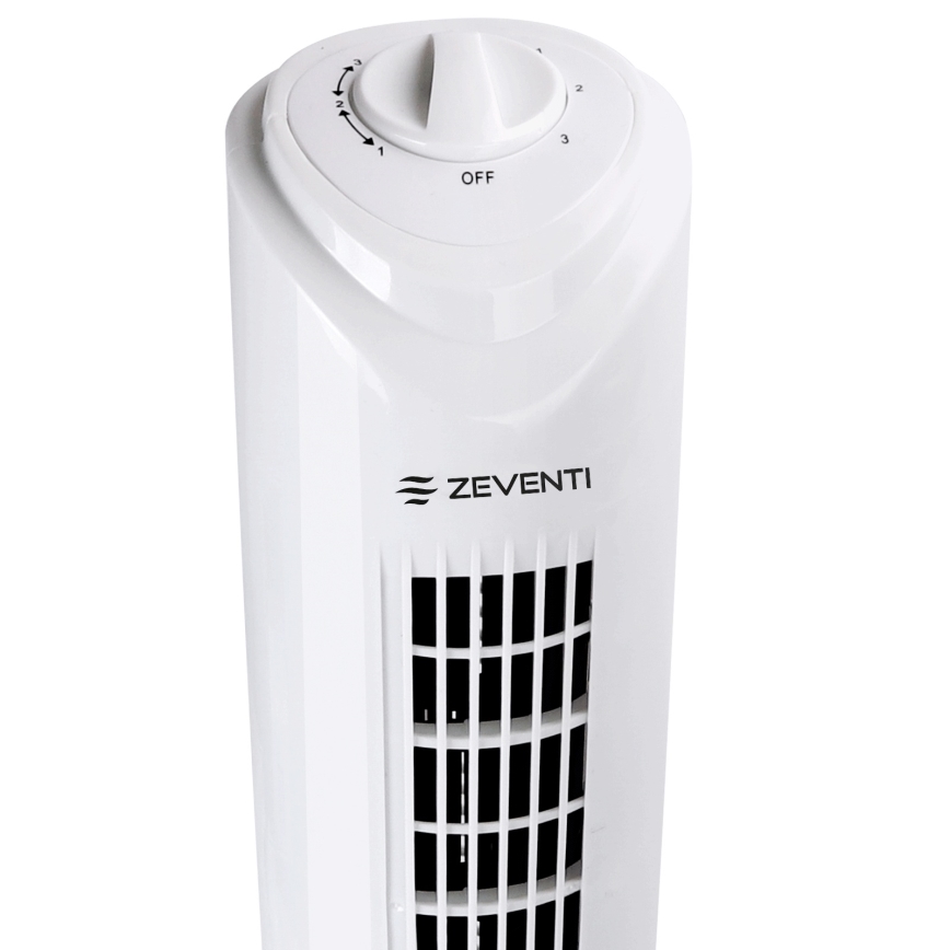 ZEVENTI - FLOW tornventilaator 45W/230V valge