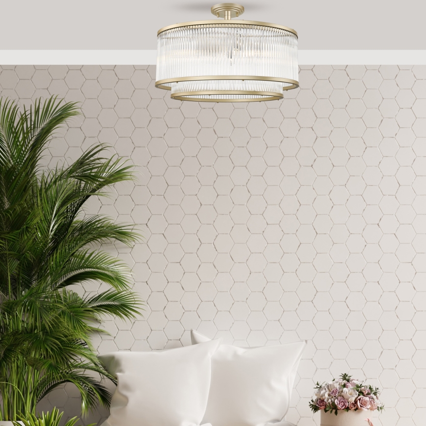 Zuma Line - Pinnapealne laelühter 6xE14/60W/230V messing