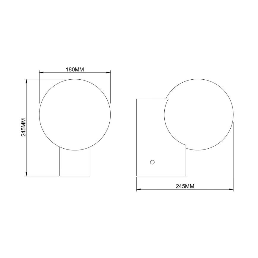 Zuma Line - Seinavalgusti 1xE27/25W/230V kuldne