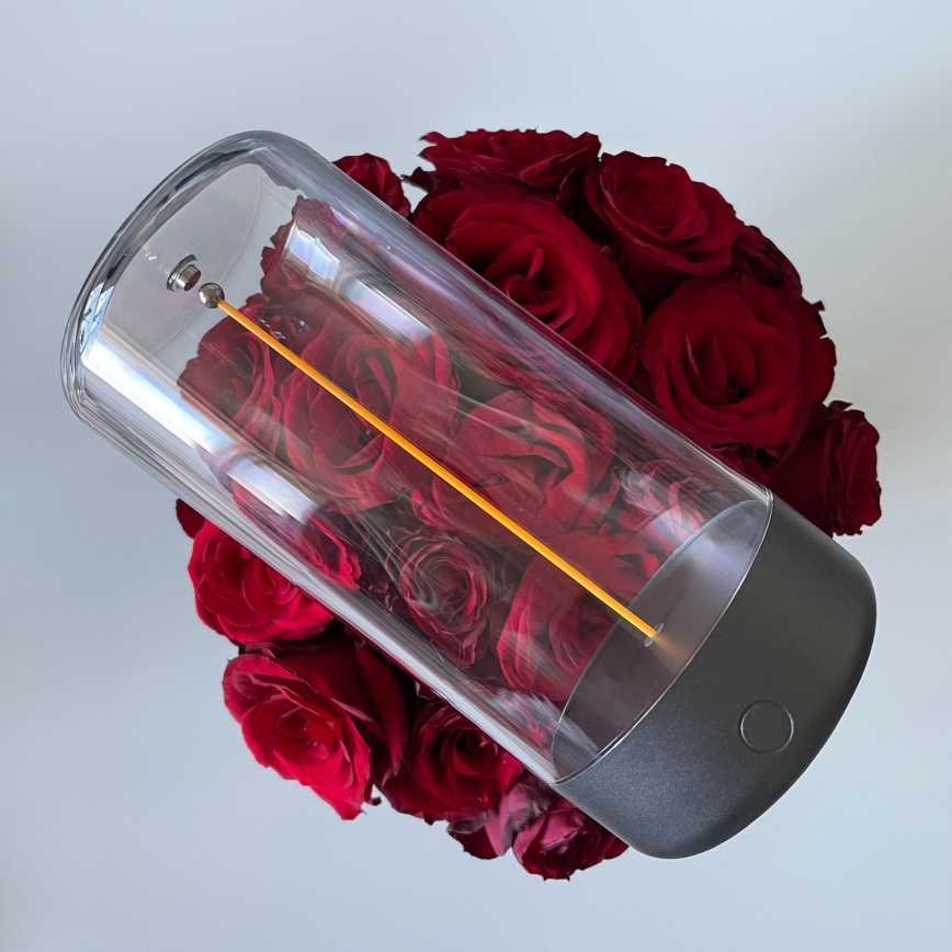 Zuma Line - LED Hämardatav laetav laualamp LED/0,5W/230V must IP54