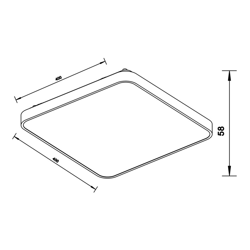 Zuma Line - LED Laevalgusti LED/40W/230V läikiv kroom