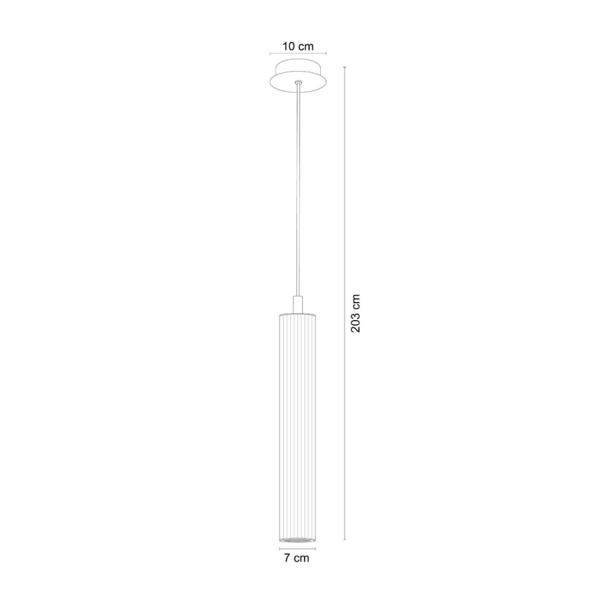 Zuma Line - rippvalgusti kaabliga 1xE14/7W/230V kuldne