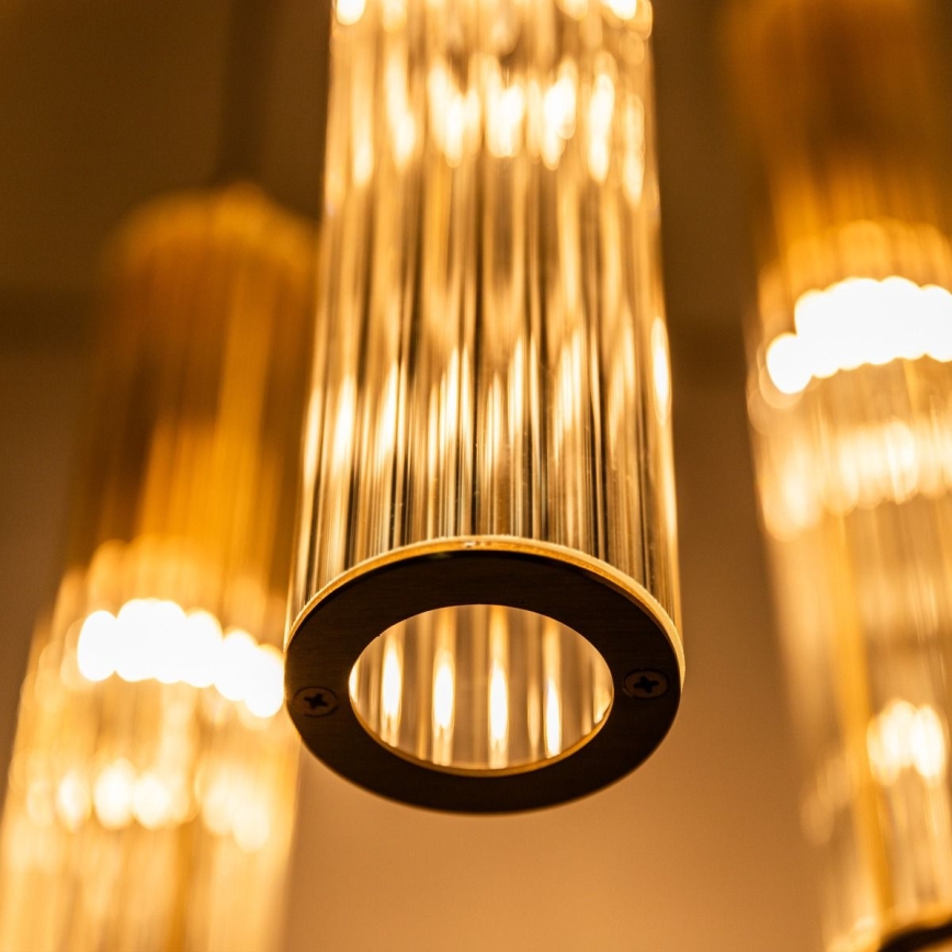 Zuma Line - Kaabliga rippvalgusti 3xE14/7W/230V, kuldne