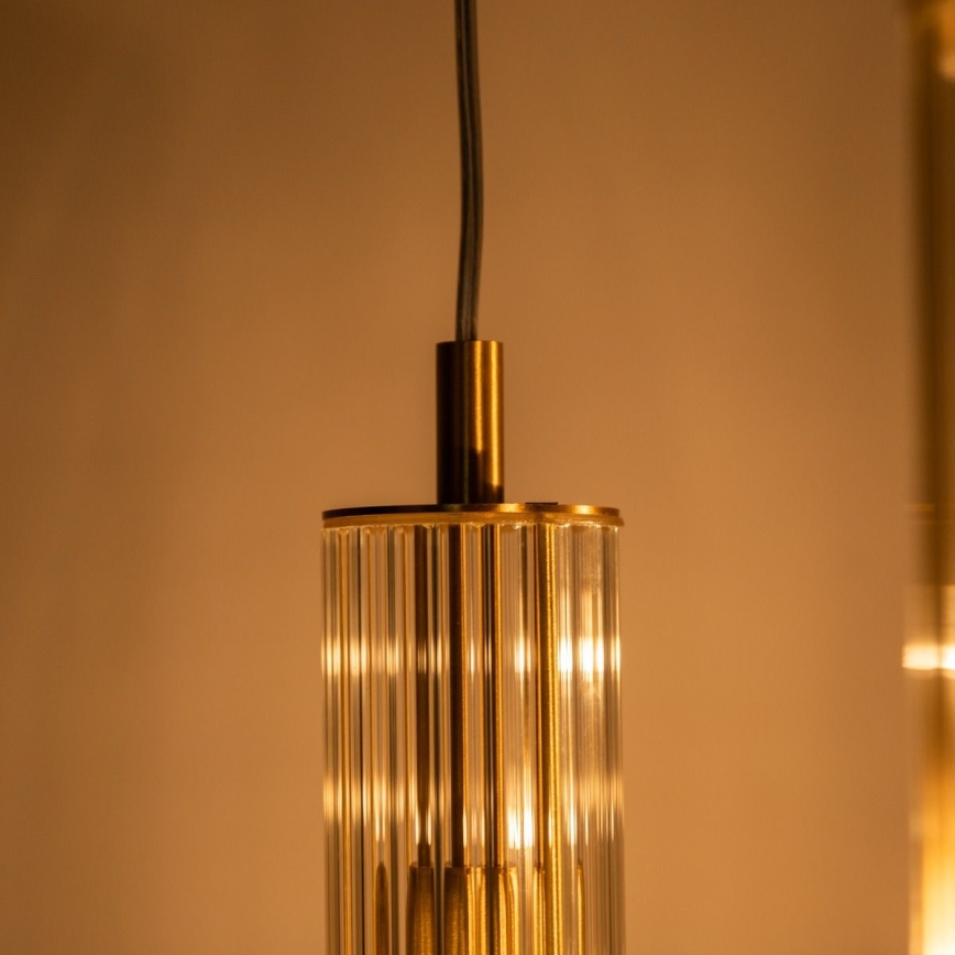 Zuma Line - Kaabliga rippvalgusti 3xE14/7W/230V, kuldne