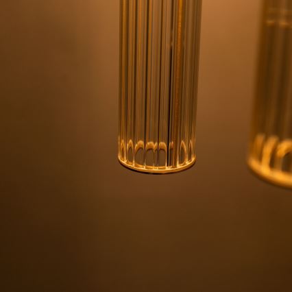 Zuma Line - Kaabliga rippvalgusti 3xE14/7W/230V, kuldne