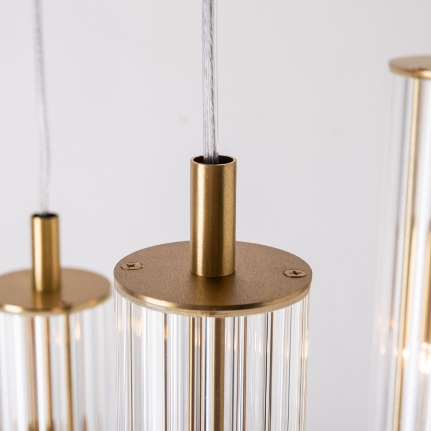 Zuma Line - Kaabliga rippvalgusti 3xE14/7W/230V, kuldne