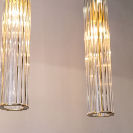 Zuma Line - kaabliga riputatav laelühter 4xE14/7W/230V kuldne