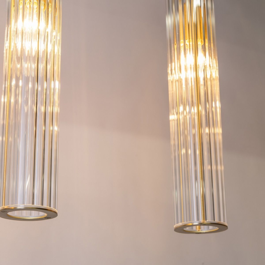 Zuma Line - kaabliga riputatav laelühter 4xE14/7W/230V kuldne