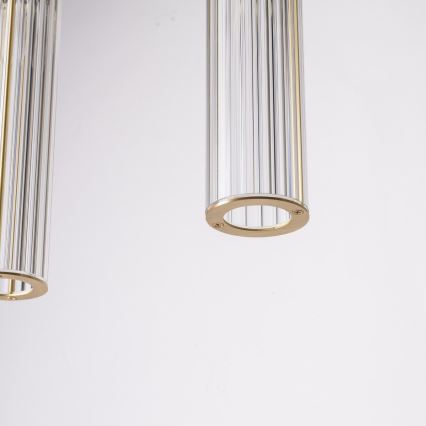 Zuma Line - kaabliga riputatav laelühter 4xE14/7W/230V kuldne