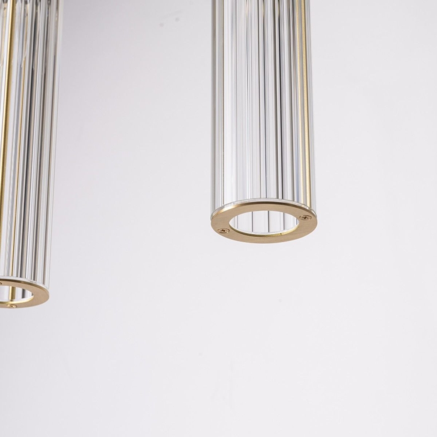 Zuma Line - kaabliga riputatav laelühter 4xE14/7W/230V kuldne