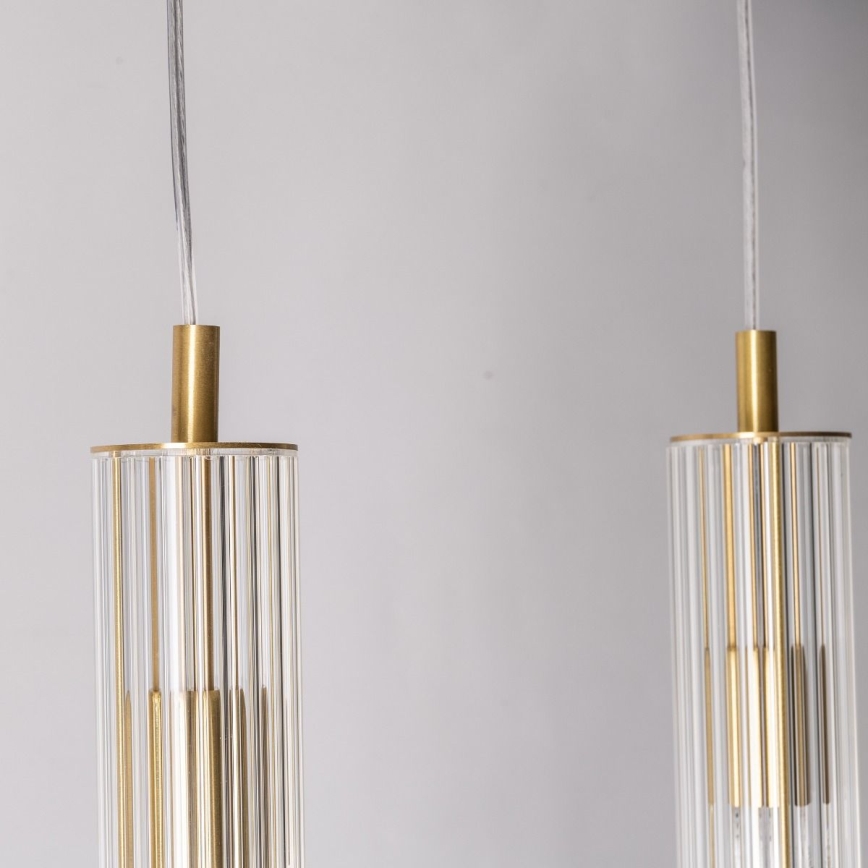 Zuma Line - kaabliga riputatav laelühter 4xE14/7W/230V kuldne