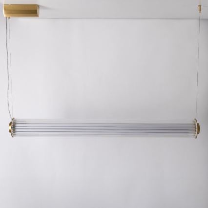 Zuma Line - LED-hämardatav rippvalgusti kaabliga LED/39W/230V 2700-6500K kuldne + kaugjuhtimispult