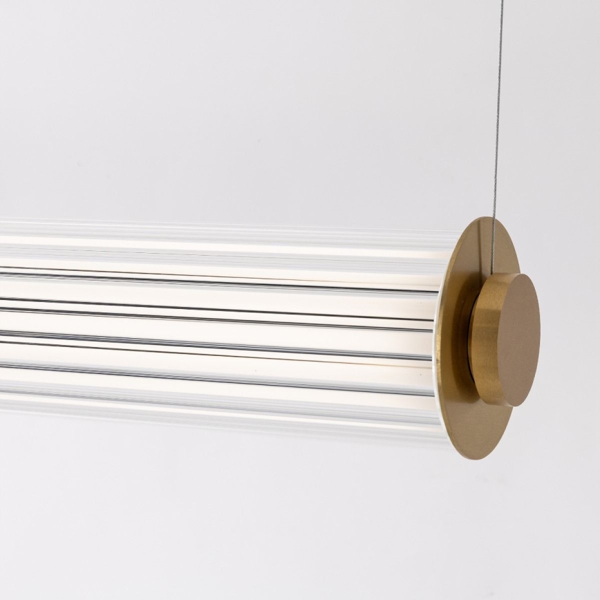 Zuma Line - LED-hämardatav rippvalgusti kaabliga LED/39W/230V 2700-6500K kuldne + kaugjuhtimispult