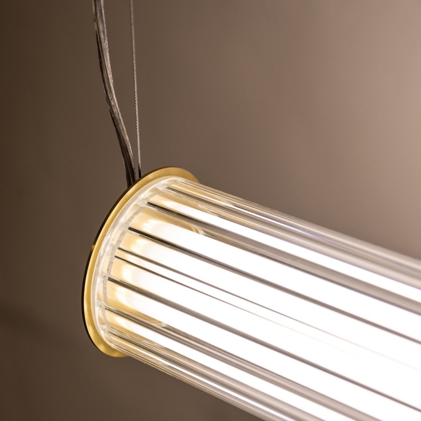Zuma Line - LED-hämardatav rippvalgusti kaabliga LED/39W/230V 2700-6500K kuldne + kaugjuhtimispult