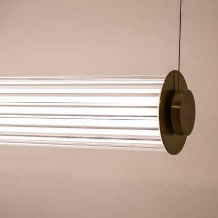 Zuma Line - LED-hämardatav rippvalgusti kaabliga LED/39W/230V 2700-6500K kuldne + kaugjuhtimispult