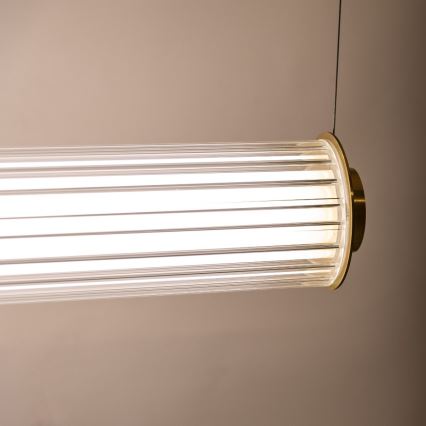 Zuma Line - LED-hämardatav rippvalgusti kaabliga LED/39W/230V 2700-6500K kuldne + kaugjuhtimispult