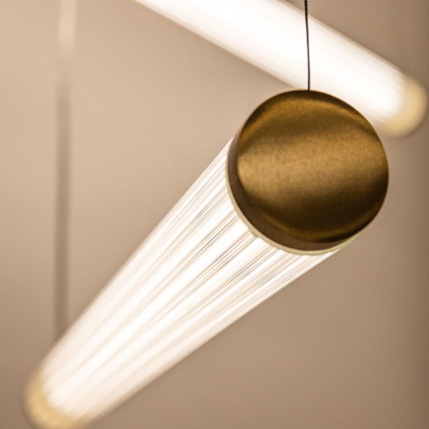 Zuma Line - LED hämardatav rippvalgusti riputuskaabliga LED/64W/230V 2700-6500K kuldne + kaugjuhtimispult