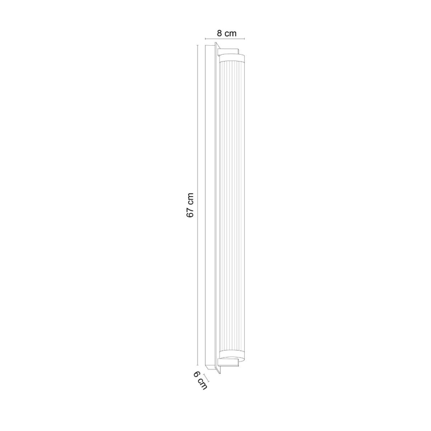 Zuma Line - hämardatav LED-seinavalgusti LED/26W/230V 2700-6500K kuldne + kaugjuhtimispult