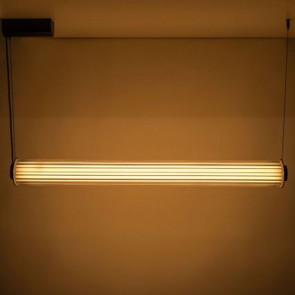 Zuma Line - Hämardatav LED-rippvalgusti kaablil LED/39W/230V 2700-6500K must, kaugjuhtimispuldiga