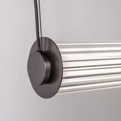 Zuma Line - Hämardatav LED-rippvalgusti kaablil LED/39W/230V 2700-6500K must, kaugjuhtimispuldiga