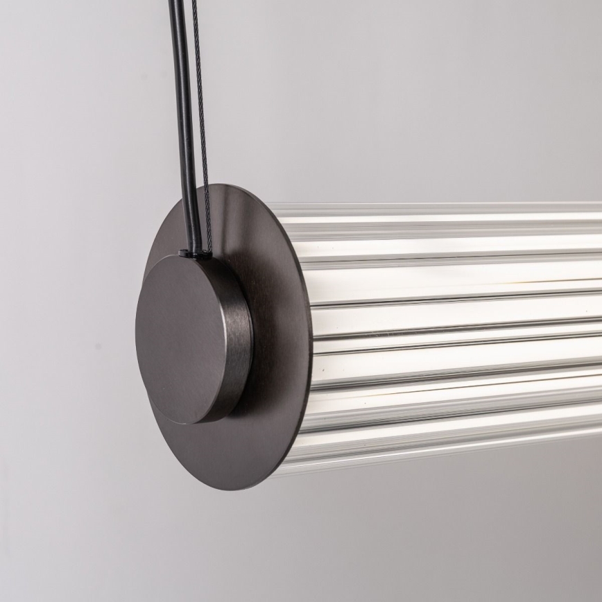 Zuma Line - Hämardatav LED-rippvalgusti kaablil LED/39W/230V 2700-6500K must, kaugjuhtimispuldiga