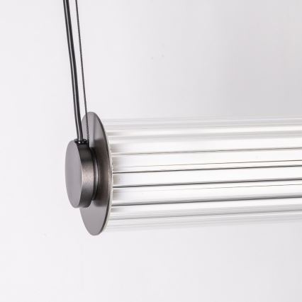 Zuma Line - Hämardatav LED-rippvalgusti kaablil LED/39W/230V 2700-6500K must, kaugjuhtimispuldiga