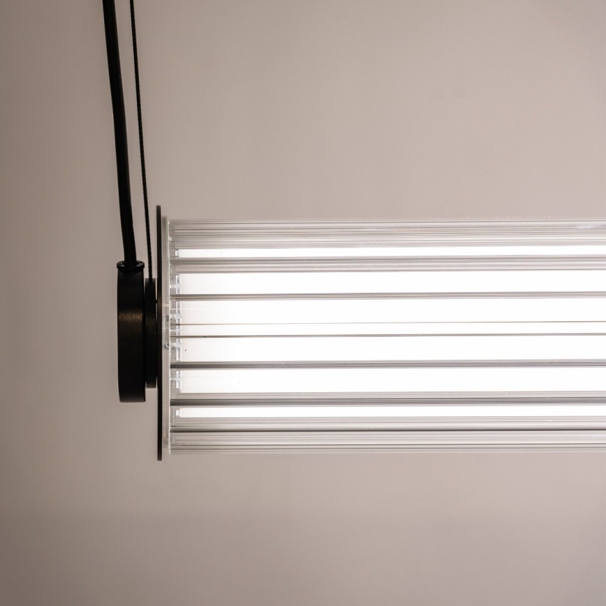 Zuma Line - Hämardatav LED-rippvalgusti kaablil LED/39W/230V 2700-6500K must, kaugjuhtimispuldiga