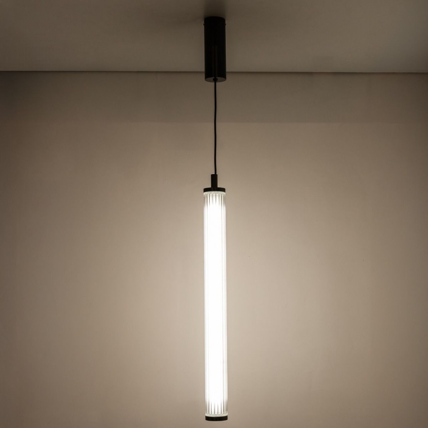 Zuma Line - hämardatav LED-rippvalgusti kaablil LED/26W/230V 2700-6500K must + kaugjuhtimispult