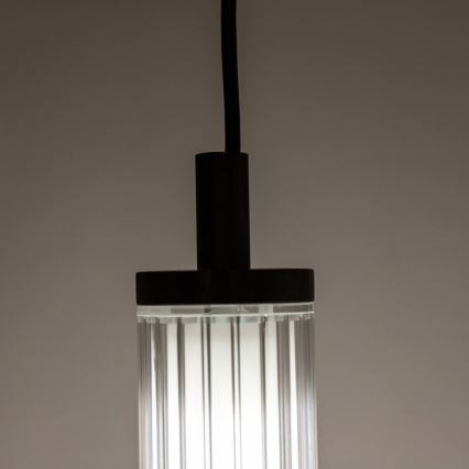 Zuma Line - hämardatav LED-rippvalgusti kaablil LED/26W/230V 2700-6500K must + kaugjuhtimispult