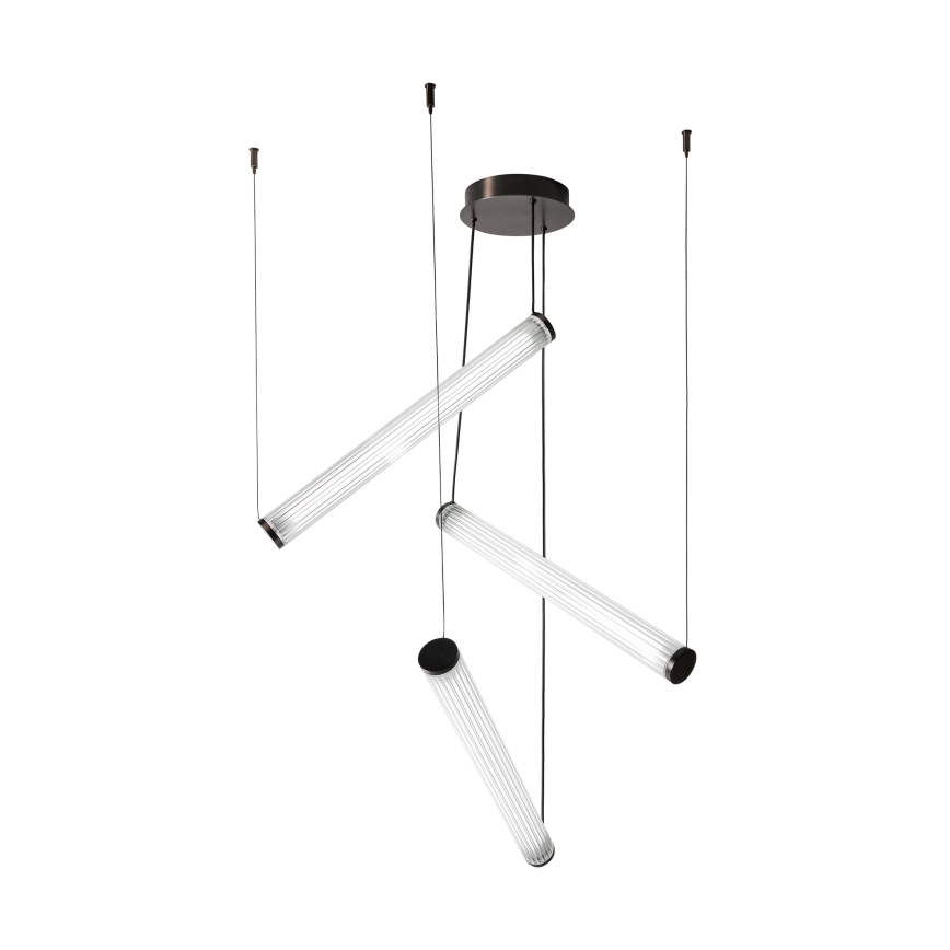 Zuma Line - LED-hämardatav rippvalgusti kaabliga LED/64W/230V 2700-6500K must + kaugjuhtimispult